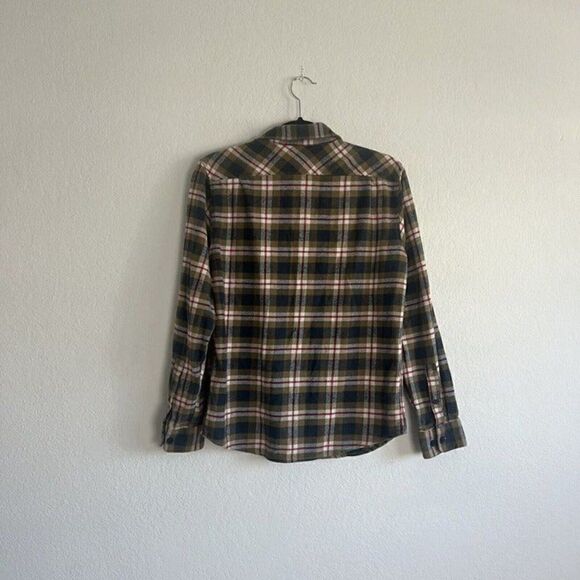 RVCA Mens Brown Flannel Button Up Shirt That’ll Work Long Sleeve Size Small - Picture 2 of 11